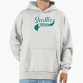 Seattle Baseball Swoosh Hoodie - Casual Everyday Wear Men Women - T-Shirt, Sweatshirt, Hoodie