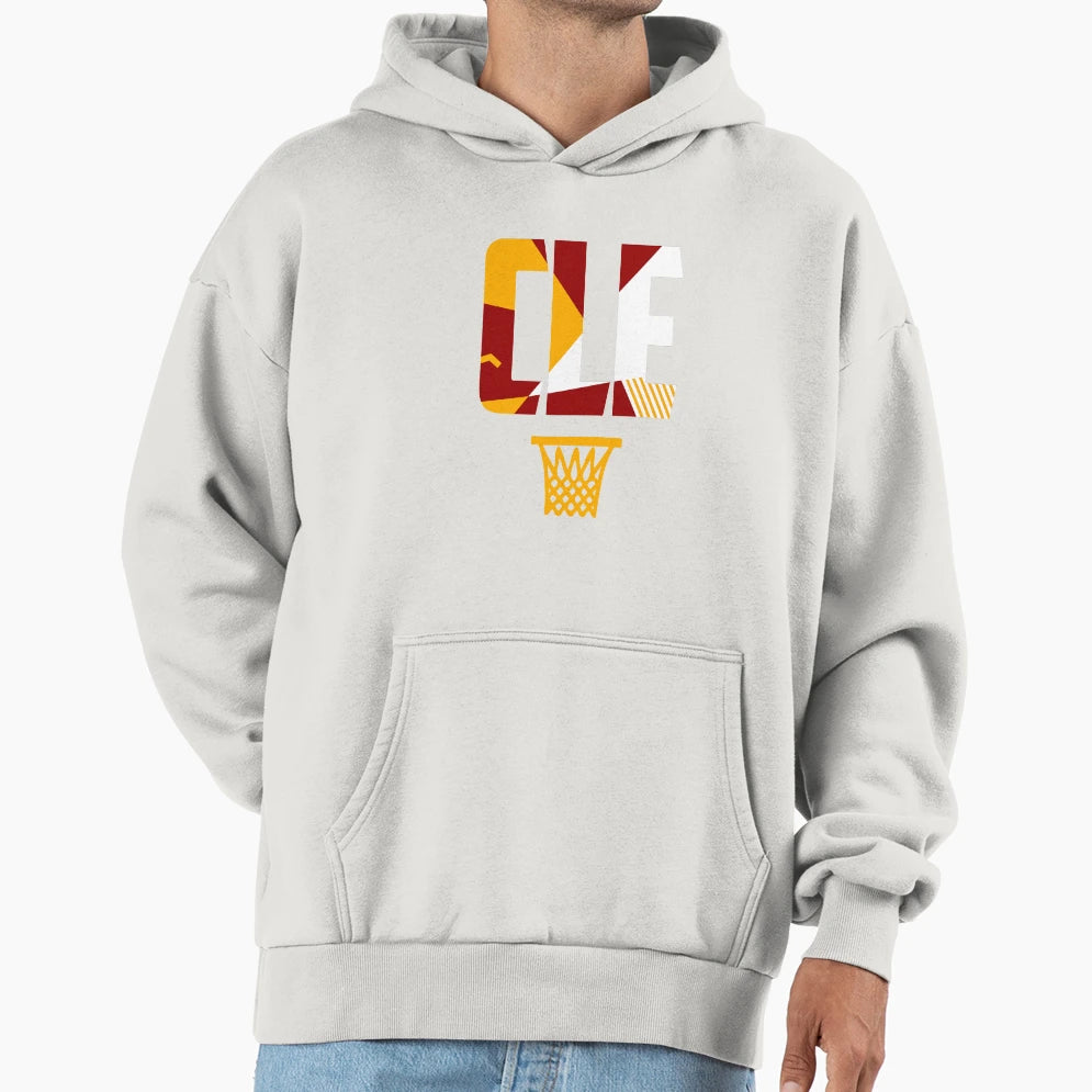 Cle Basketball Red Hoodie - Aesthetic Graphic Men Women - T-Shirt, Sweatshirt, Hoodie