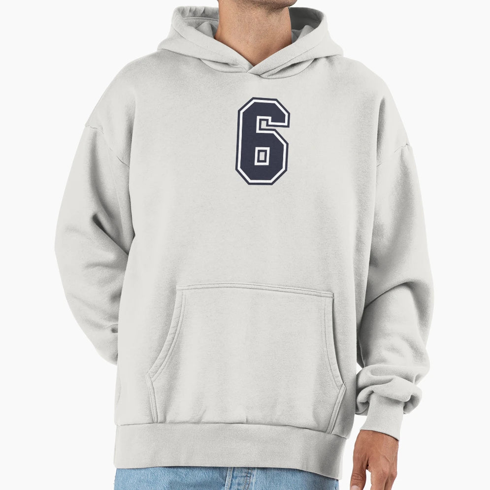 6 Sports Number Six Hoodie - Unique Graphic Men Women - T-Shirt, Sweatshirt, Hoodie