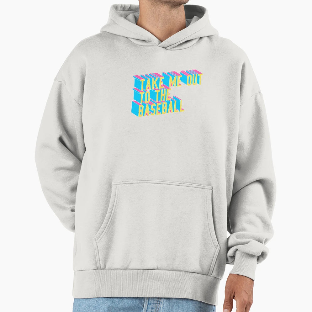 Take Me Out To Baseball Hoodie - Unique Graphic for Adults - T-Shirt, Sweatshirt, Hoodie