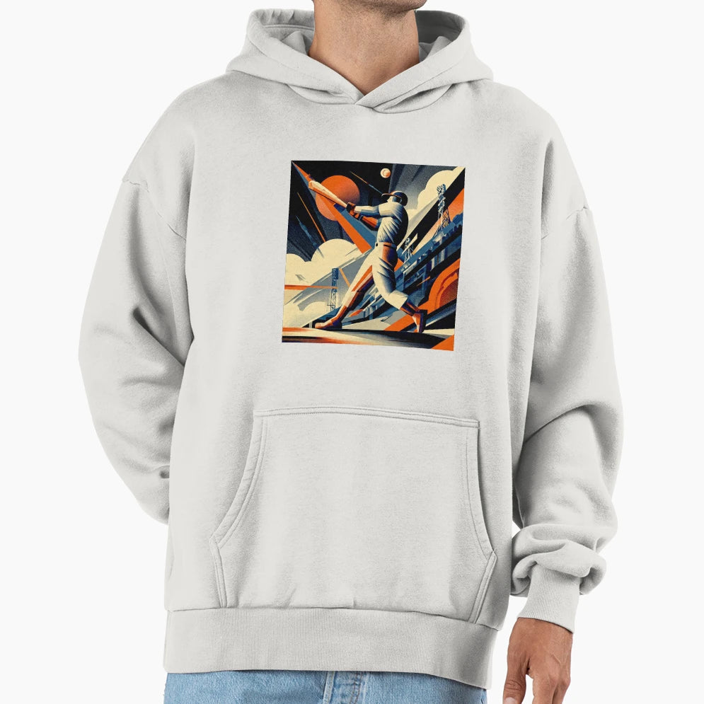 Home Run Baseball Art Collection True Hoodie - Custom Art Print for Adults - T-Shirt, Sweatshirt, Hoodie