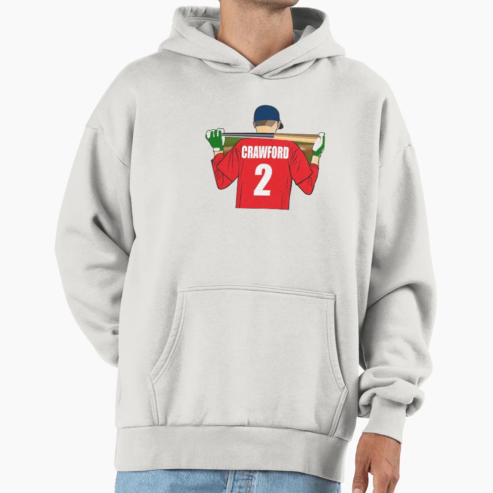 Crawford Baseball Hoodie - Graphic Print Men Women - T-Shirt, Sweatshirt, Hoodie