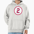 Red Schoendienst 2 Jersey Number Hoodie - Trendy Graphic Men Women - T-Shirt, Sweatshirt, Hoodie