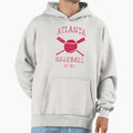 Atlanta Baseball Team I Hoodie - Minimalist Print for Adults - T-Shirt, Sweatshirt, Hoodie