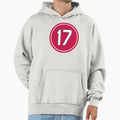 Dizzy Dean 17 Jersey Number Hoodie - Casual Everyday Wear Unisex - T-Shirt, Sweatshirt, Hoodie