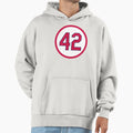Bruce Sutter 42 Jersey Number Hoodie - Novelty Apparel for Adults - T-Shirt, Sweatshirt, Hoodie