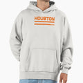 Houston Baseball Stripe Hoodie - Minimalist Print Men Women - T-Shirt, Sweatshirt, Hoodie