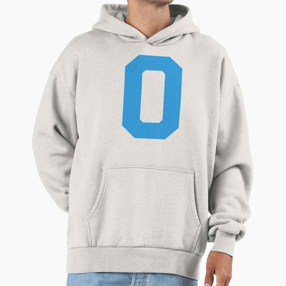 Number 0 Blue Zero Sports Number 0 Hoodie - Unique Graphic Men Women - T-Shirt, Sweatshirt, Hoodie