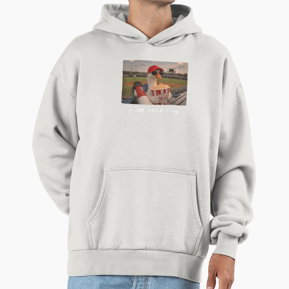 Funny Goose Ballfield Baseball Field I Hoodie - Streetwear Style Men Women - T-Shirt, Sweatshirt, Hoodie