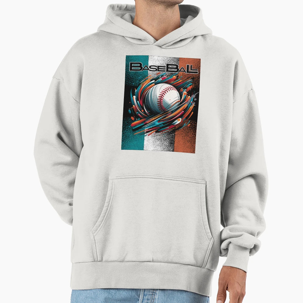 Baseball Hoodie - Aesthetic Graphic Men Women - T-Shirt, Sweatshirt, Hoodie