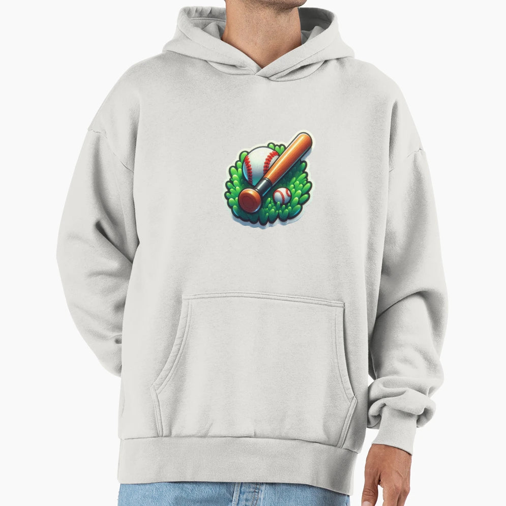Baseball Bat Hoodie - Casual Everyday Wear Unisex - T-Shirt, Sweatshirt, Hoodie