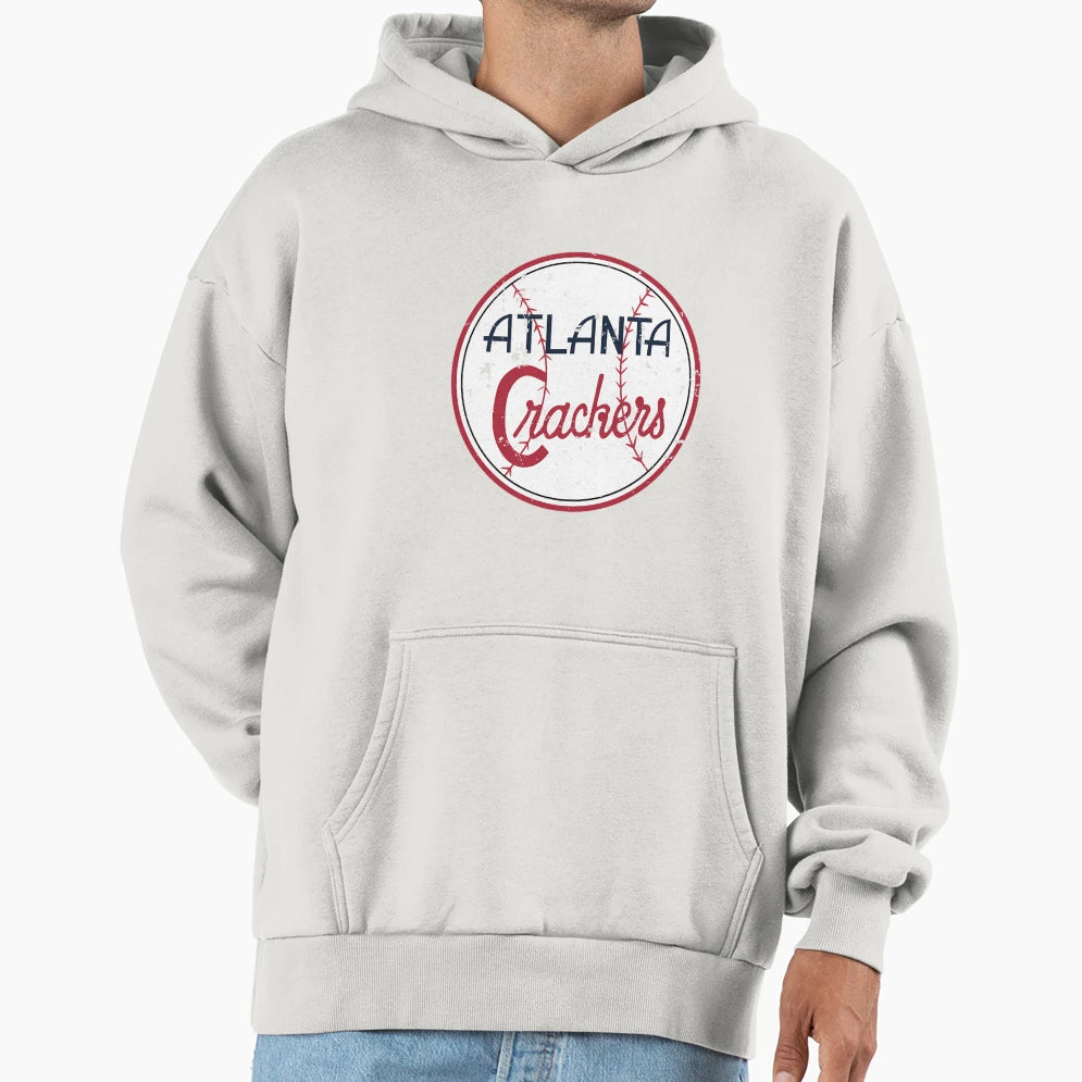 Atlanta Crackers Defunct Baseball Hoodie - Unique Graphic Unisex - T-Shirt, Sweatshirt, Hoodie