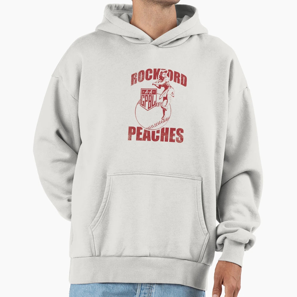 Rockford Peaches Hoodie - Minimalist Print Men Women - T-Shirt, Sweatshirt, Hoodie