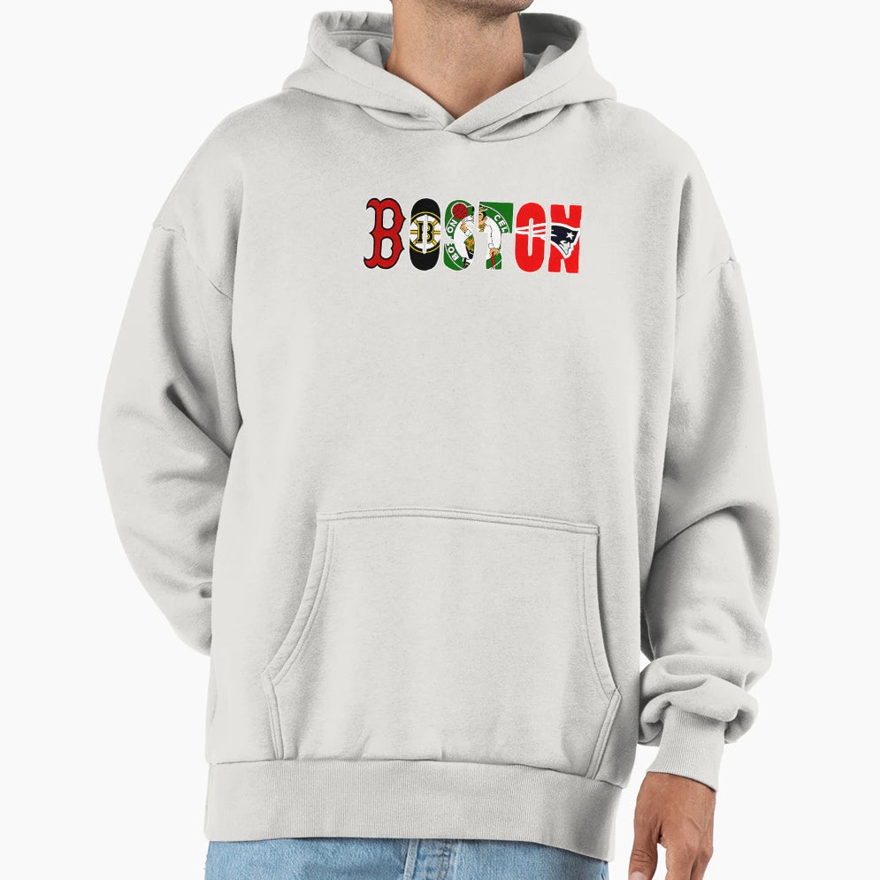 Boston Sport Teams Hoodie - Novelty Apparel for Adults - T-Shirt, Sweatshirt, Hoodie