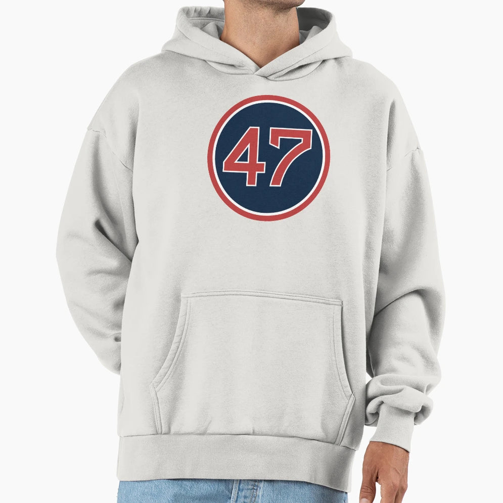 Terry Francona 47 Jersey Number Hoodie - Aesthetic Graphic Unisex - T-Shirt, Sweatshirt, Hoodie