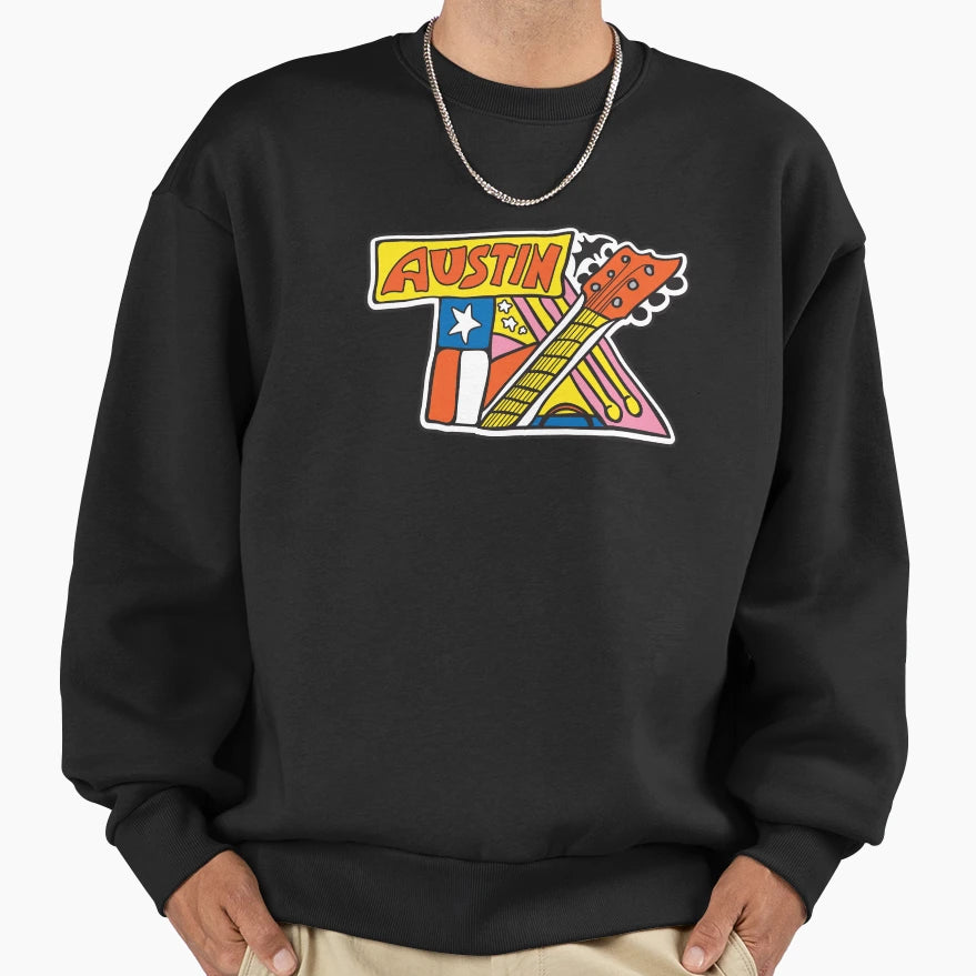 Austin Tx Sweatshirt - Streetwear Style Unisex - T-Shirt, Sweatshirt, Hoodie