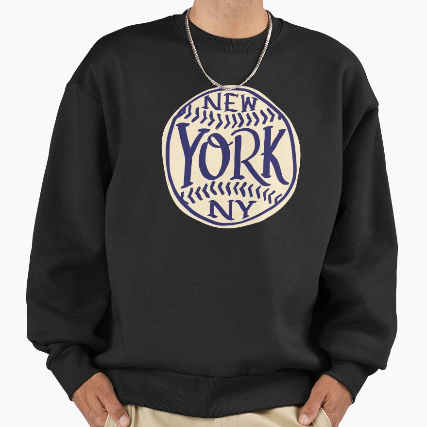 New York New York Hand Drawn Script Sweatshirt - Trendy Graphic Unisex - T-Shirt, Sweatshirt, Hoodie