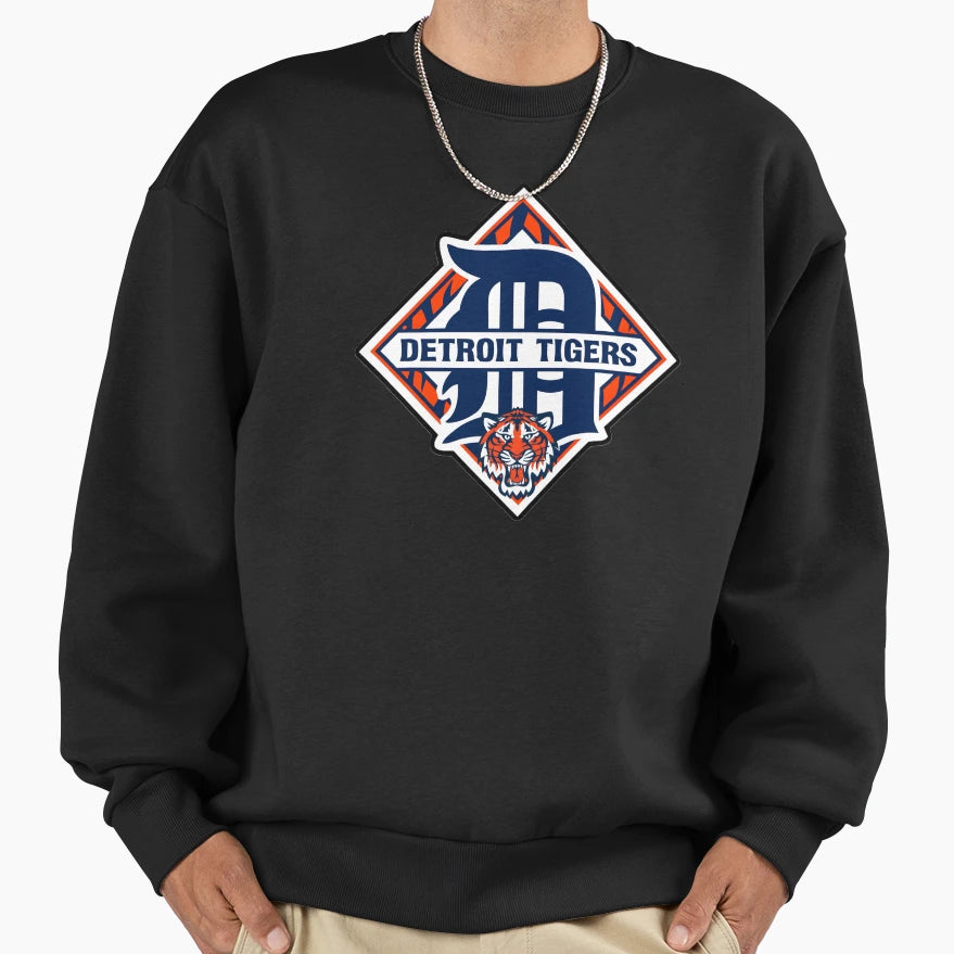Detroit Tigerrs Sweatshirt - Minimalist Print Men Women - T-Shirt, Sweatshirt, Hoodie