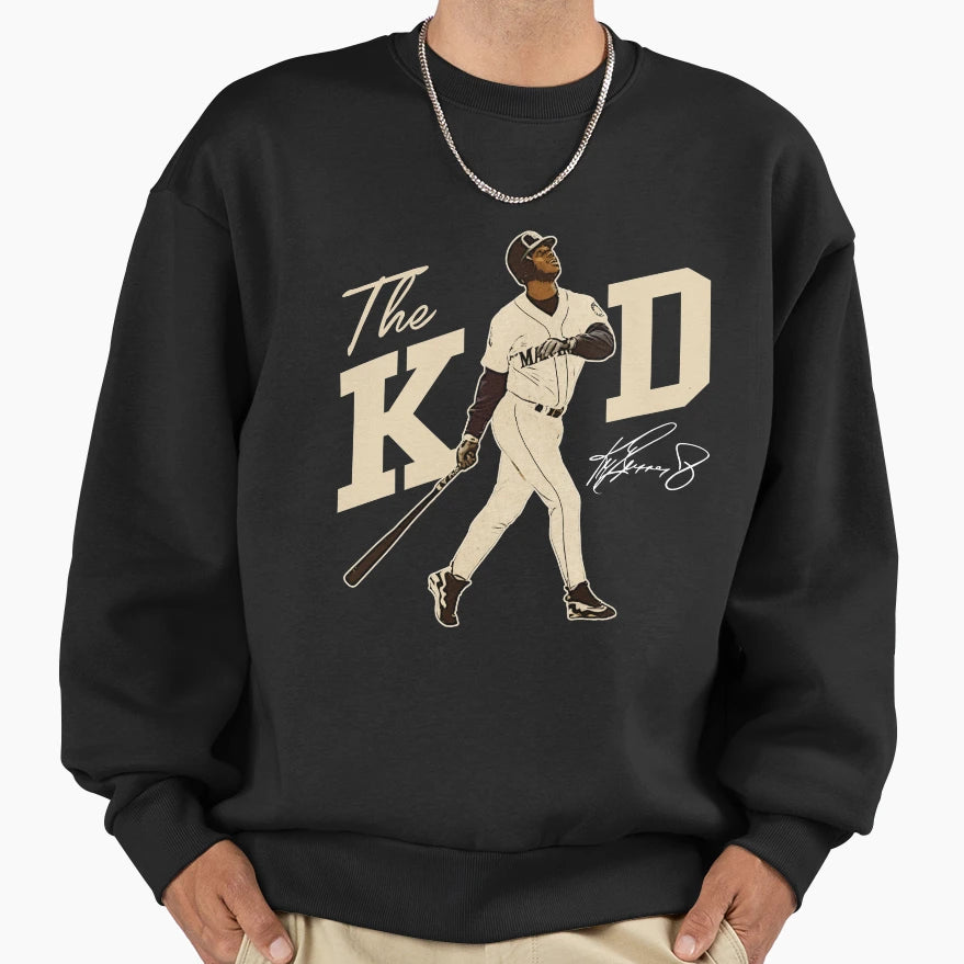 Ken Griffey Jr Baseball Signature Gift Sweatshirt - Unique Graphic Unisex - T-Shirt, Sweatshirt, Hoodie