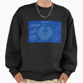 Petco Park Blueprint Sweatshirt - Fun Novelty Design Men Women - T-Shirt, Sweatshirt, Hoodie