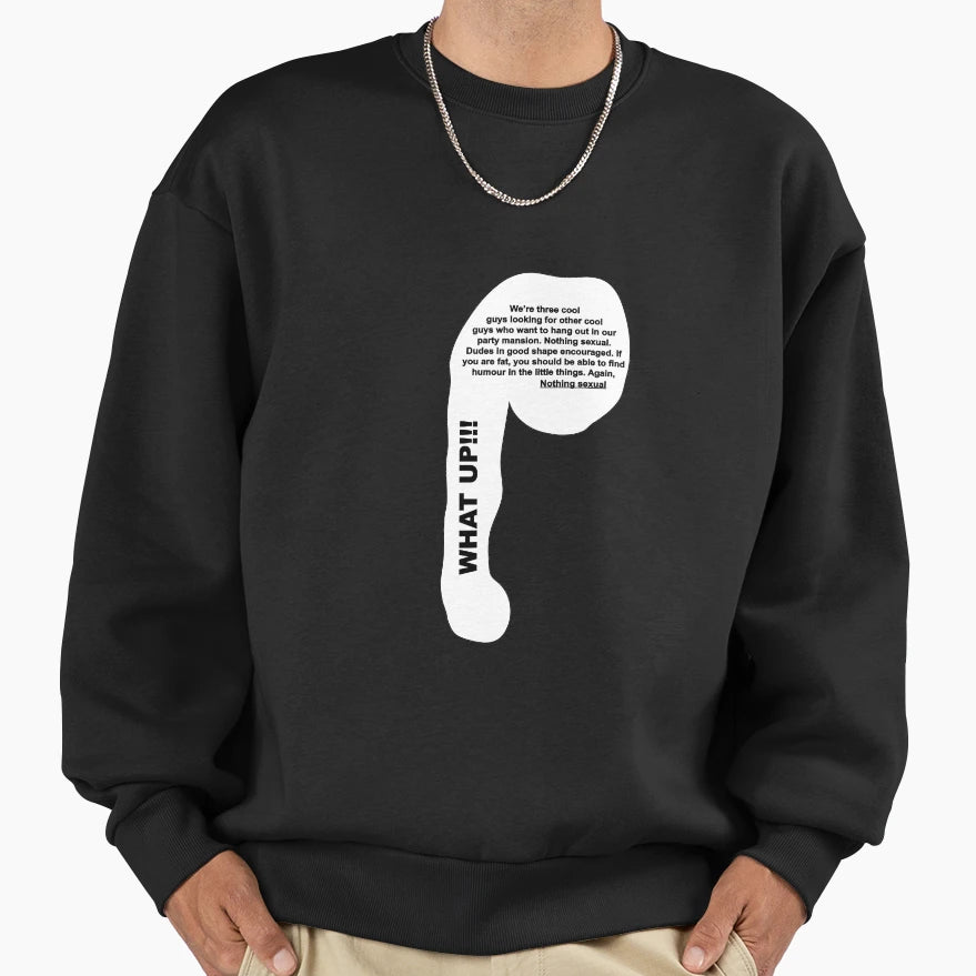 Bicep Party Mansion Flyer Its Sweatshirt - Unique Graphic for Adults - T-Shirt, Sweatshirt, Hoodie