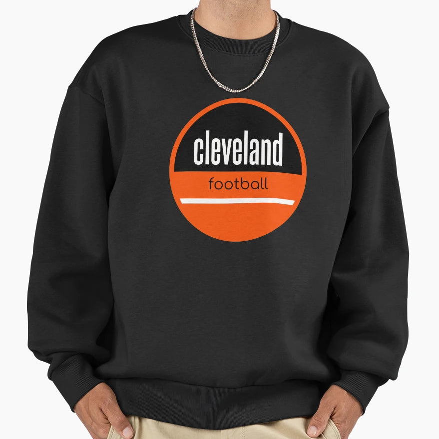 Cleveland Football Sweatshirt - Custom Art Print Unisex - T-Shirt, Sweatshirt, Hoodie