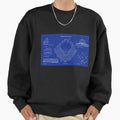 Wrigley Field Blueprint Sweatshirt - Custom Art Print Unisex - T-Shirt, Sweatshirt, Hoodie