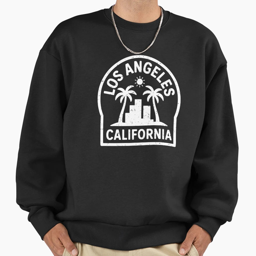 Los Angeles California Sweatshirt - Fun Novelty Design Men Women - T-Shirt, Sweatshirt, Hoodie