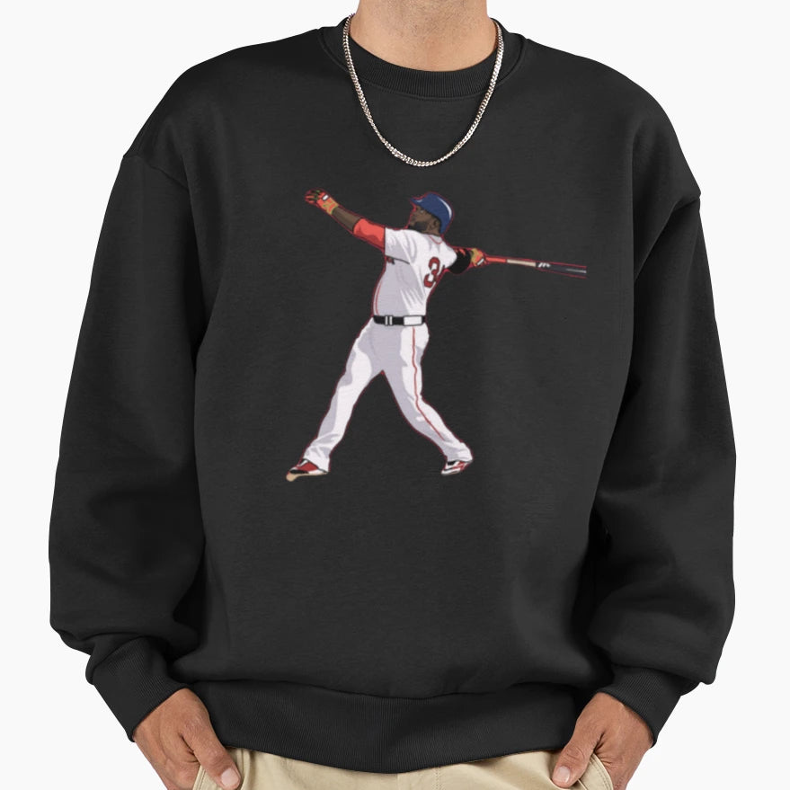 David Ortiz Sweatshirt - Fun Novelty Design for Adults - T-Shirt, Sweatshirt, Hoodie