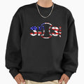 Patriotic 3 Up 3 Down Baseball Sweatshirt - Aesthetic Graphic Unisex - T-Shirt, Sweatshirt, Hoodie