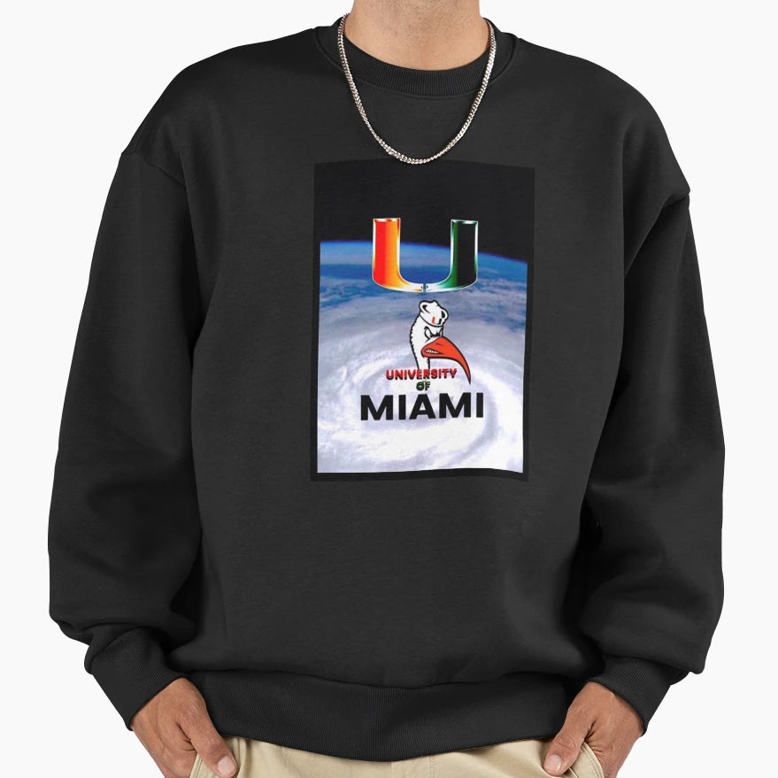 University Miami Hurricanes From Sweatshirt - Trendy Graphic for Adults - T-Shirt, Sweatshirt, Hoodie