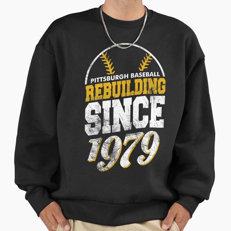 Pittsburgh Baseball Sweatshirt - Graphic Print for Adults - T-Shirt, Sweatshirt, Hoodie