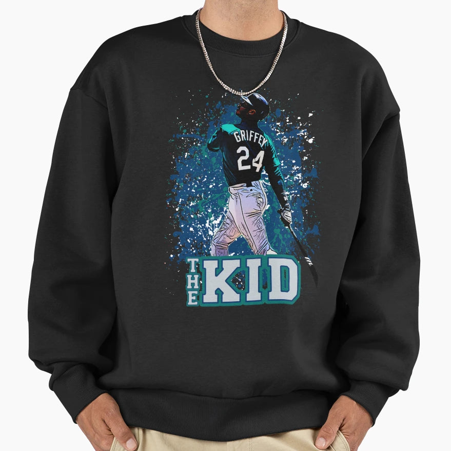 Ken Grifey Jr 24 Sweatshirt - Aesthetic Graphic for Adults - T-Shirt, Sweatshirt, Hoodie