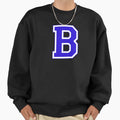 Varsity Letter B Sweatshirt - Minimalist Print Unisex - T-Shirt, Sweatshirt, Hoodie