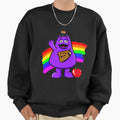 Rainbow Baseball Grimace Sweatshirt - Fun Novelty Design Men Women - T-Shirt, Sweatshirt, Hoodie