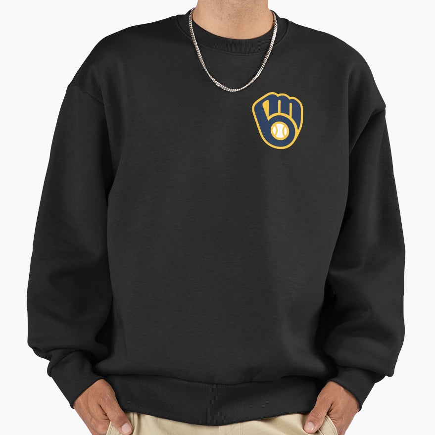 Best Brwer Gloves Milwaukees Logo Sweatshirt - Aesthetic Graphic for Adults - T-Shirt, Sweatshirt, Hoodie