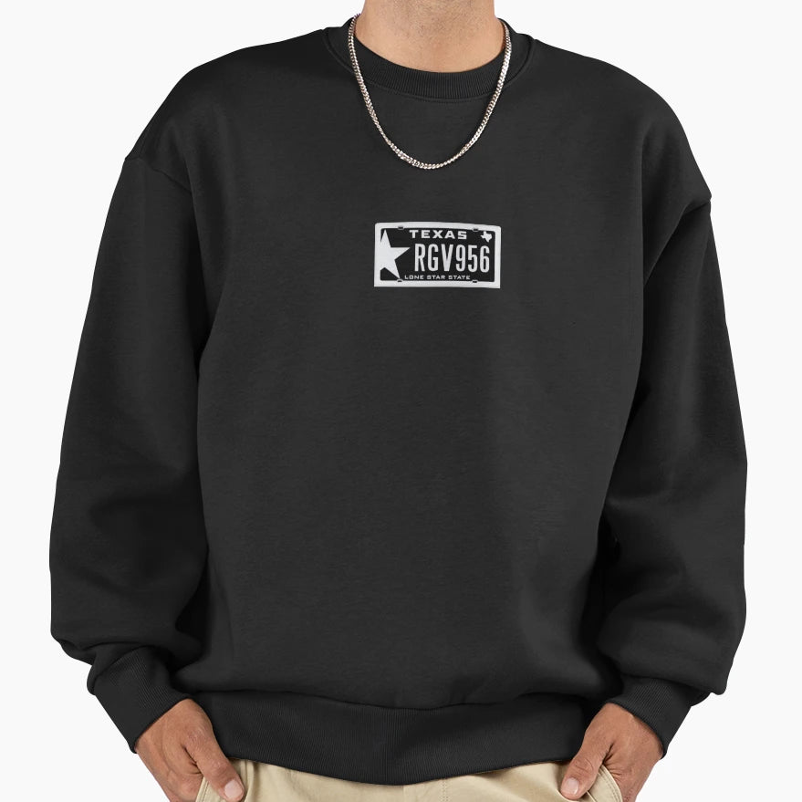 Rgv License Plate Sweatshirt - Novelty Apparel for Adults - T-Shirt, Sweatshirt, Hoodie