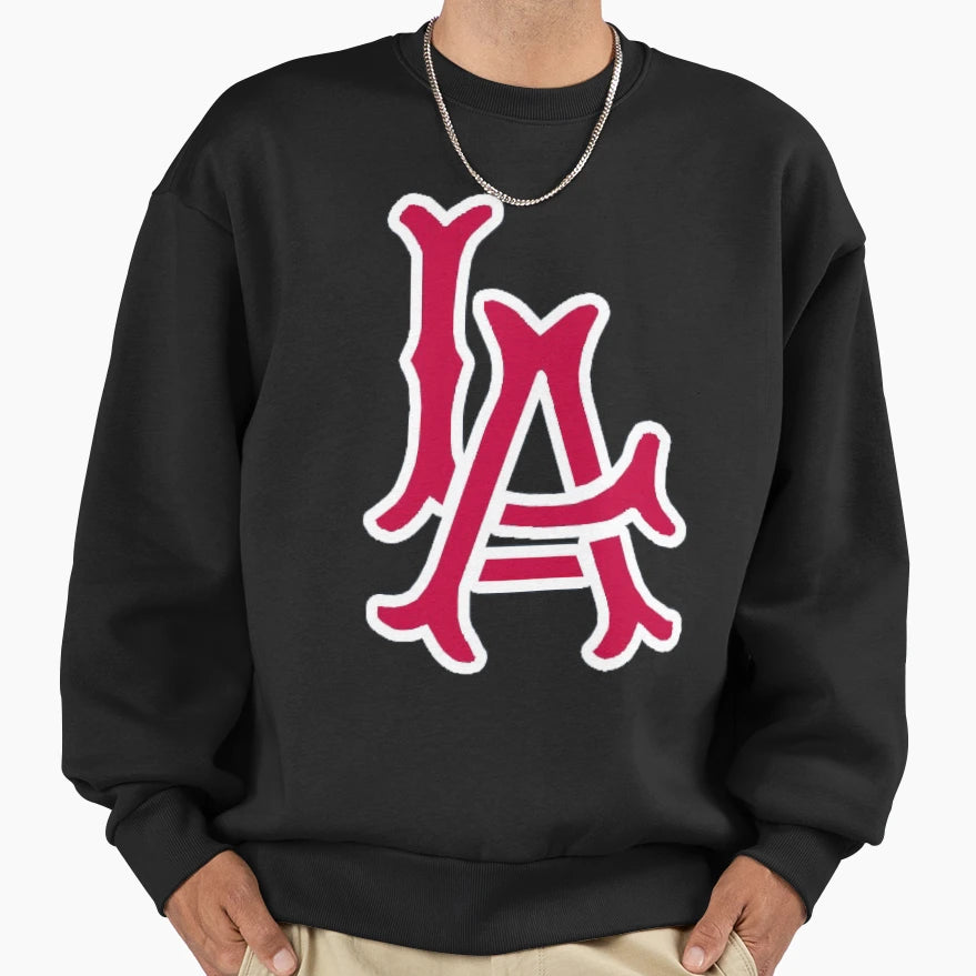 Alternate Logo Los Angeles Sweatshirt - Novelty Apparel Men Women - T-Shirt, Sweatshirt, Hoodie