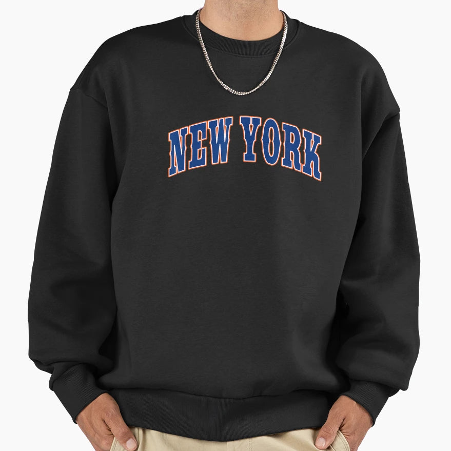 New York Throwback Sweatshirt - Custom Art Print Unisex - T-Shirt, Sweatshirt, Hoodie