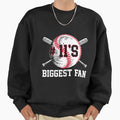 Number 11 Baseball Biggest Fan Mom Sweatshirt - Unique Graphic for Adults - T-Shirt, Sweatshirt, Hoodie