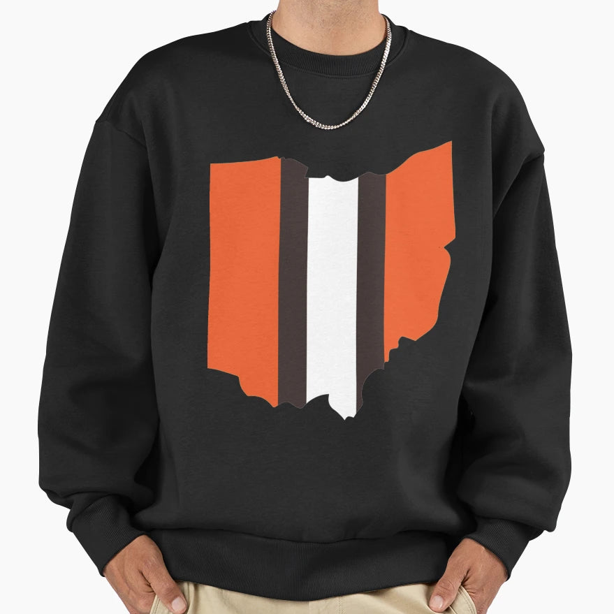 Cleveland Browns Sweatshirt - Fun Novelty Design for Adults - T-Shirt, Sweatshirt, Hoodie