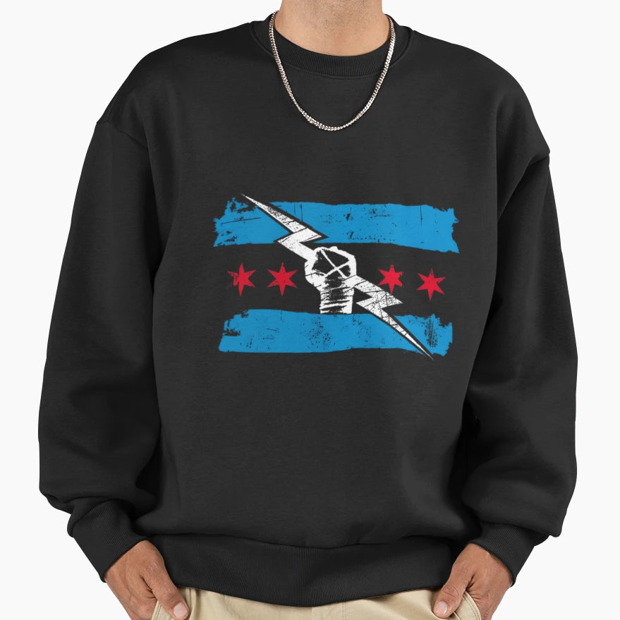 Cm Punk Sweatshirt - Minimalist Print for Adults - T-Shirt, Sweatshirt, Hoodie