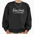 New York Over Distressed Sweatshirt - Fun Novelty Design for Adults - T-Shirt, Sweatshirt, Hoodie