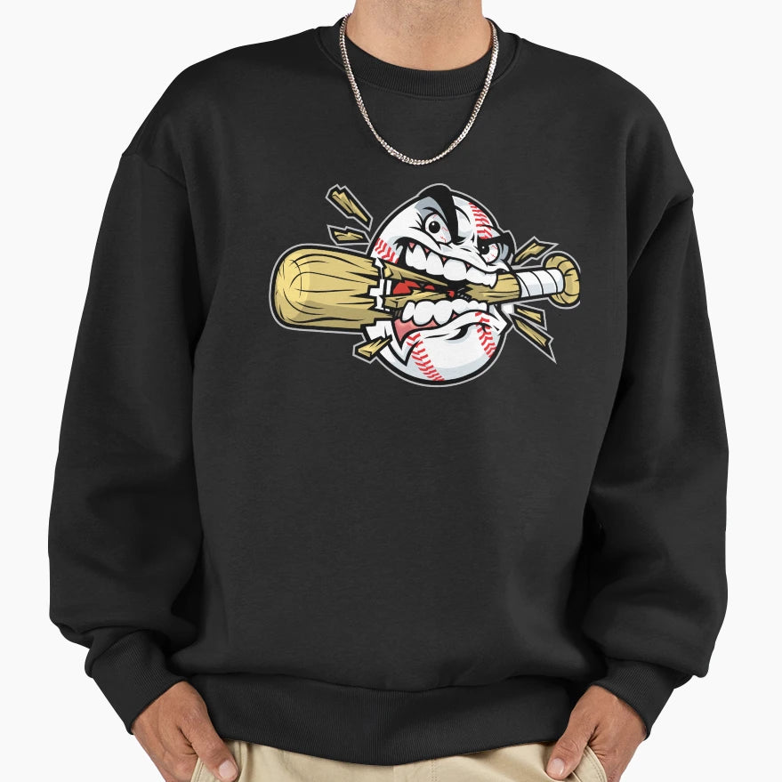 Baseball Always Hungry Sweatshirt - Fun Novelty Design Unisex - T-Shirt, Sweatshirt, Hoodie