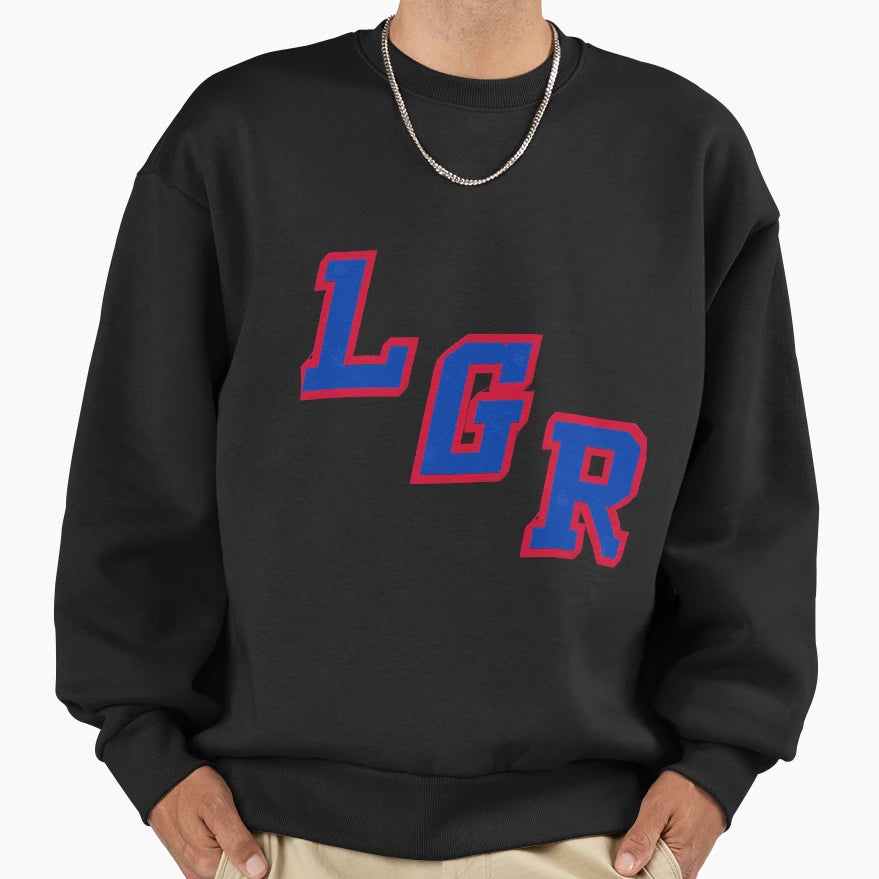 Lgr White Sweatshirt - Fun Novelty Design for Adults - T-Shirt, Sweatshirt, Hoodie