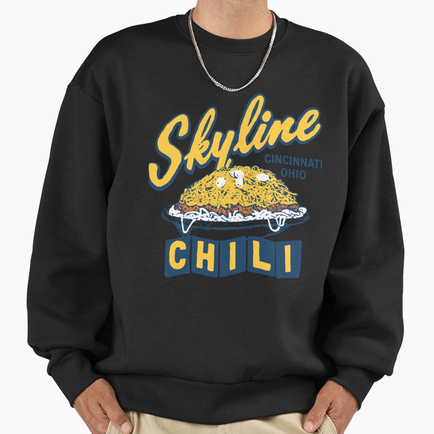 Skyline Chili Cincinnati Sweatshirt - Trendy Graphic Men Women - T-Shirt, Sweatshirt, Hoodie