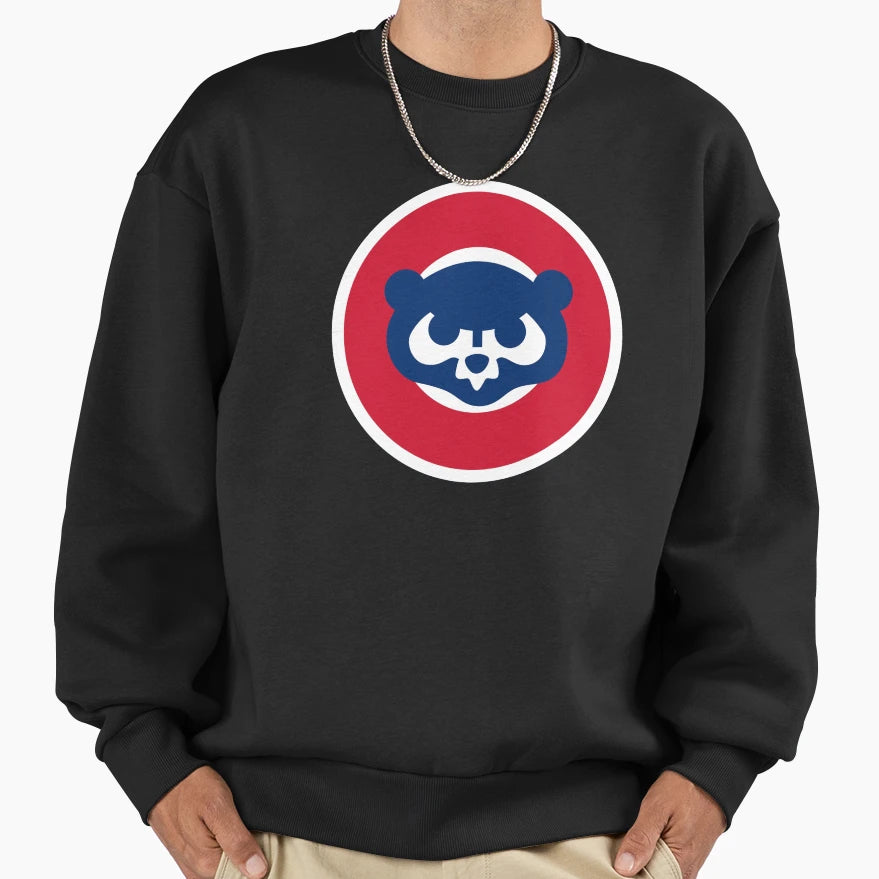 Blue Bear Red And Blue Circles Sweatshirt - Casual Everyday Wear for Adults - T-Shirt, Sweatshirt, Hoodie