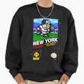 New York 8 Bit Videogame Cart Sweatshirt - Trendy Graphic Unisex - T-Shirt, Sweatshirt, Hoodie