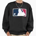 Darth Baseball Vader Player Sweatshirt - Minimalist Print Men Women - T-Shirt, Sweatshirt, Hoodie