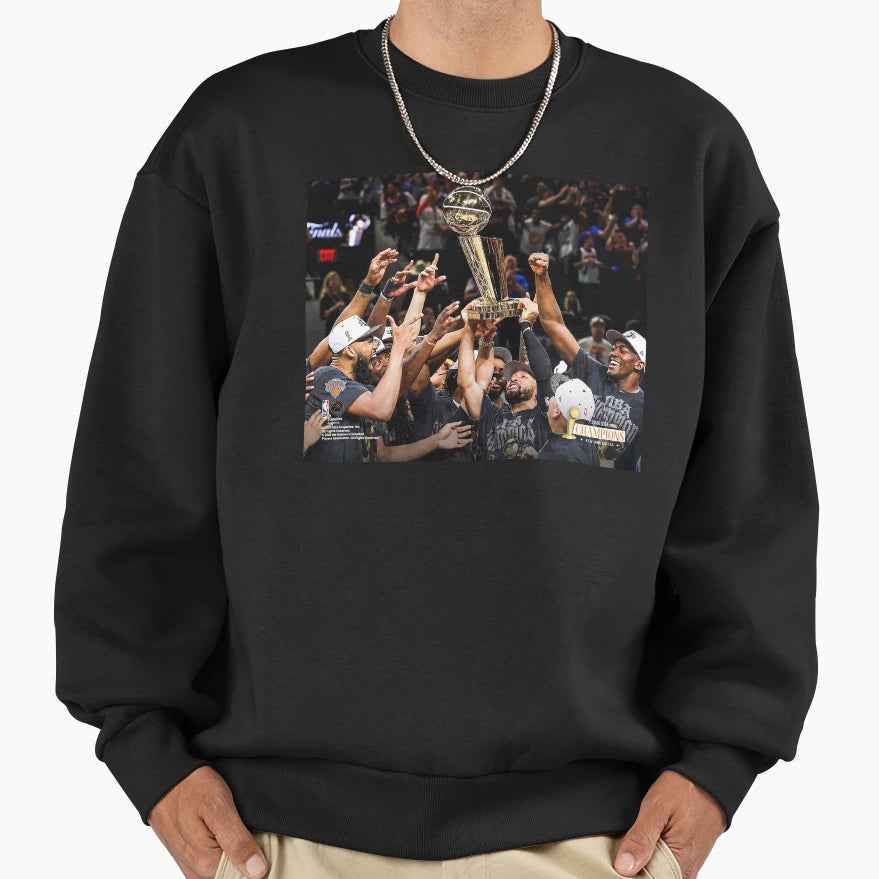 News Champs Glory New York Knicks Sweatshirt - Novelty Apparel for Adults - T-Shirt, Sweatshirt, Hoodie